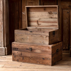 Wooden Trunk Set