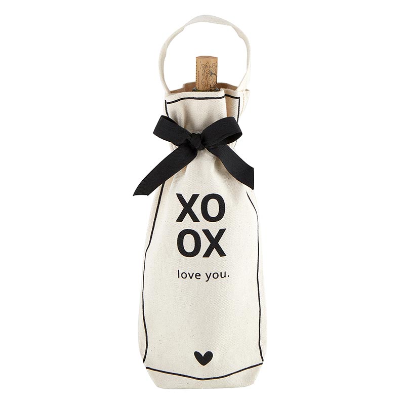 XOXO Canvas Wine Bag