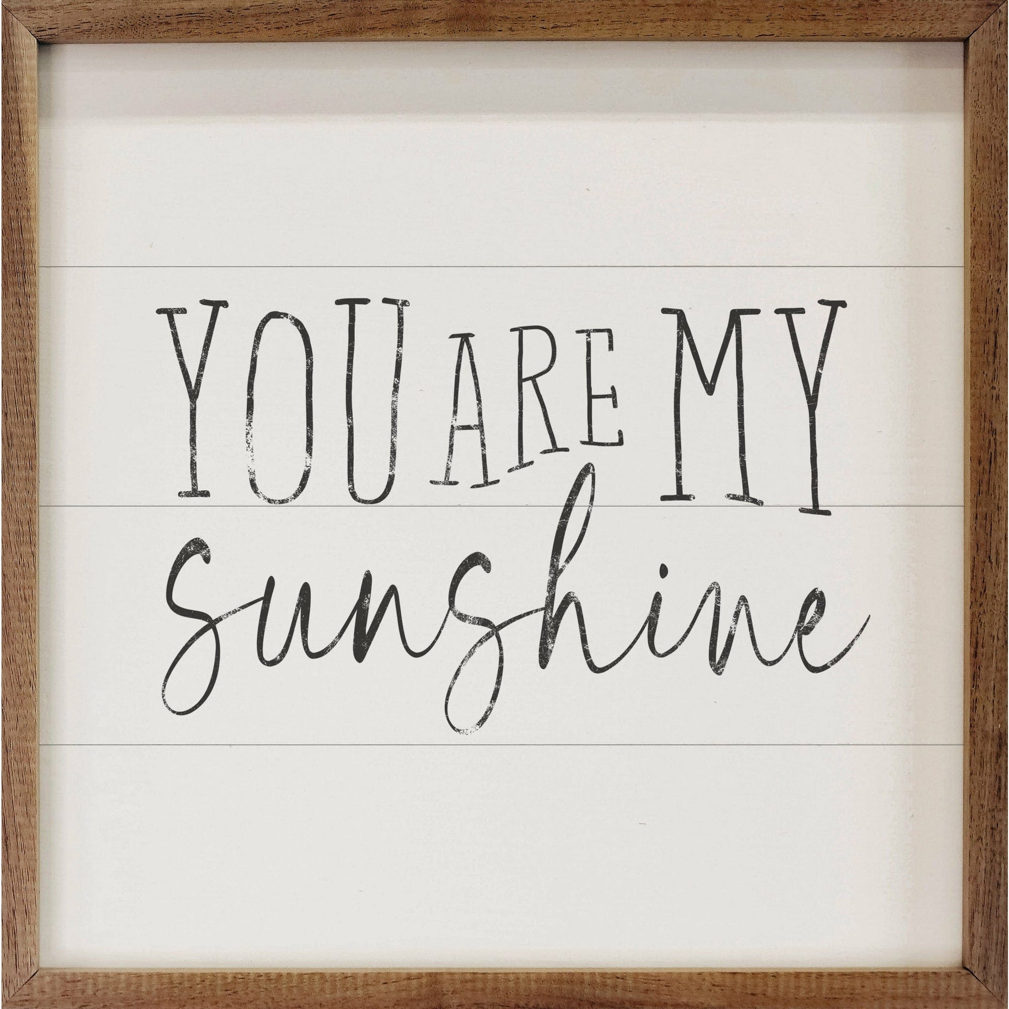 You Are My Sunshine Wood Framed Print
