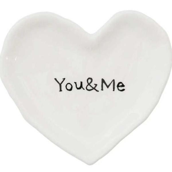 You & Me Heart Dish